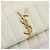 SAINT LAURENT Shoulder Bag Leather White Gold - vista 17