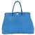 Hermès Borsa HERMES Garden Party TPM Buffle Blue Jean - vista 3