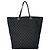 Gucci GG Logo Pattern Canvas Leder Tote Bag Schwarz - Ansicht 3