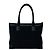 Gucci GG Logo Pattern Canvas Leder Tote Bag Schwarz