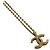 Collana a catena Chanel Vintage Coco Mark D'oro - vista 4