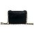 Borsa a tracolla con catena Chanel Matelassé in pelle d'agnello Nero - vista 3