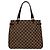Louis Vuitton Uzès Shopper aus Damier-Leder Braun - Ansicht 3