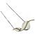 Tiffany & Co Tiffany Halskette mit Vintage-Blattmotiv Silber Golden - Ansicht 4