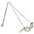 Tiffany & Co Tiffany Halskette mit Vintage-Blattmotiv Silber Golden - Ansicht 6