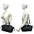 Borsa a mano in pelle Saint Laurent Baby Downtown Cabas Nero - vista 2