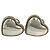 Tiffany & Co Orecchini Tiffany Vintage Heart Twist Argento D'oro