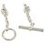 Hermès Pulsera de amuletos Farandole LG Hermes Plata - vista 4