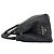 Prada Canapa Handtasche aus Baumwolldenim mit Dreiecks-Logo-Hardware Schwarz - Ansicht 5