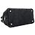 Prada Canapa Handtasche aus Baumwolldenim mit Dreiecks-Logo-Hardware Schwarz - Ansicht 7