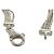 Tiffany & Co Bracciale a catena T-Rope Tiffany Vintage Argento - vista 3