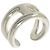 Hermès Anello Hermes Osmo's PM Silver Band Ring Argento