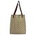 Saco Tote em couro GUCCI Vintage GG Logo Sherry Line Marrom Vermelho Verde - vista 3