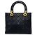 Borsa Christian Dior Lady Cannage in pelle trapuntata Nero - vista 3