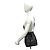 Céline CELINE Vintage Macadam Blazon Pattern Schultertasche Braun Schwarz - Ansicht 2