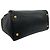 Tote Bolso de mano de piel Prada con logo triángulo Negro - vista 7