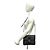 Triomphe Céline Celine Macadam Blazon Pattern Schultertasche aus Leder Braun Schwarz - Ansicht 2