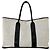 Hermès Borsa Tote Hermes Garden Party GM Marrone Nero - vista 3