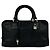 Loewe Amazona 28 Anagram Logo Lederhandtasche Schwarz