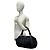 Borsa Tote Prada in nylon Tessuto nero e pelle - vista 2