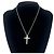 Tiffany & Co Collana Croce Tiffany Signature Argento D'oro - vista 2