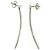 Tiffany & Co Orecchini Tiffany T Wire Bar Argento - vista 5