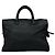 Chanel Coco Mark Handtasche aus Leder Schwarz