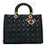 Borsa Christian Dior Lady Cannage in pelle trapuntata Nero