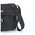 Sac messager Prada en nylon Tessuto avec logo triangle en cuir Noir - vue 2