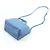 Borsa Bottega Veneta Intrecciato Mini Cabas Blu chiaro - vista 3