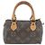 Borsa a mano Louis Vuitton Monogram Mini Speedy Marrone