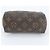 Borsa a mano Louis Vuitton Monogram Mini Speedy Marrone - vista 6