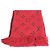 Louis Vuitton Echarpe Logomania Silk Blend Monogram Scarf Rosso