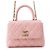 Coco Handle Mini borsa Chanel Matelassé Rosa