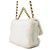 Borsa a tracolla Chanel con catena bianca Bianco - vista 2