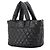 Cocoon Borsa Tote Chanel in nylon nero - vista 2