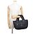 Cocoon Borsa Tote Chanel in nylon nero - vista 4