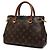 Borsa Louis Vuitton Monogram Pallas BB Marrone Nero Monogramma - vista 2