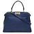 Fendi Selleria Peekaboo Leder-Tote-Bag Blau