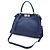 Fendi Selleria Peekaboo Leder-Tote-Bag Blau - Ansicht 3