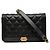 Chanel Coco Mark Boy Chain Wallet Shoulder Bag Black
