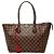 Borsa Tote Louis Vuitton Damier Caïssa MM Marrone Rosso Fuschia Damier ebene