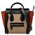 Céline Borsa Celine Luggage Nano Tricolor Nero Rosso Beige
