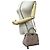 Borsa a spalla 2 vie Fendi Mini Peekaboo Marrone - vista 12