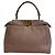 Borsa a spalla 2 vie Fendi Mini Peekaboo Marrone - vista 2