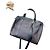 Céline Celine Macadam Leder Boston Bag Braun - Ansicht 8