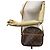 Borsa a tracolla Louis Vuitton in pelle marrone - vista 13