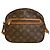Borsa a tracolla Louis Vuitton in pelle marrone - vista 2