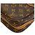 Borsa a tracolla Louis Vuitton in pelle marrone - vista 4