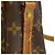 Borsa a tracolla Louis Vuitton in pelle marrone - vista 8